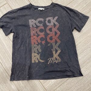 Women’s Maurice’s Rock Graphic T-Shirt - Dark Gray